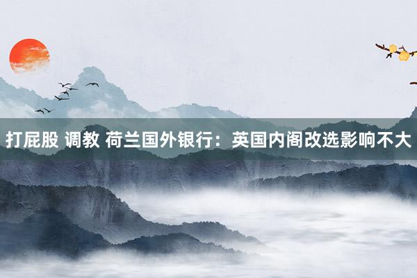 打屁股 调教 荷兰国外银行：英国内阁改选影响不大